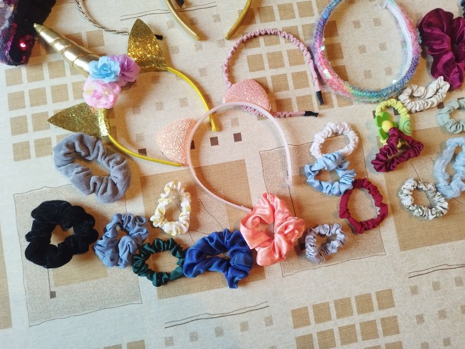 Лотове аксесоари за коса за момиче