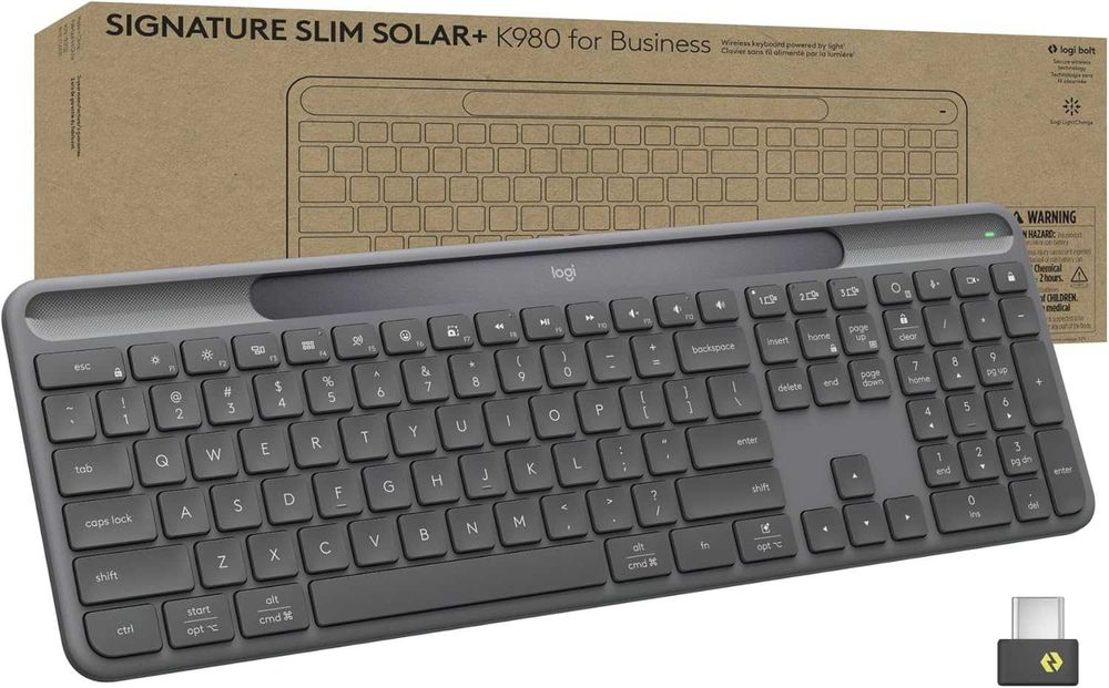 Соларна клавиатура Logitech K980 Bluetooth Logi Bolt