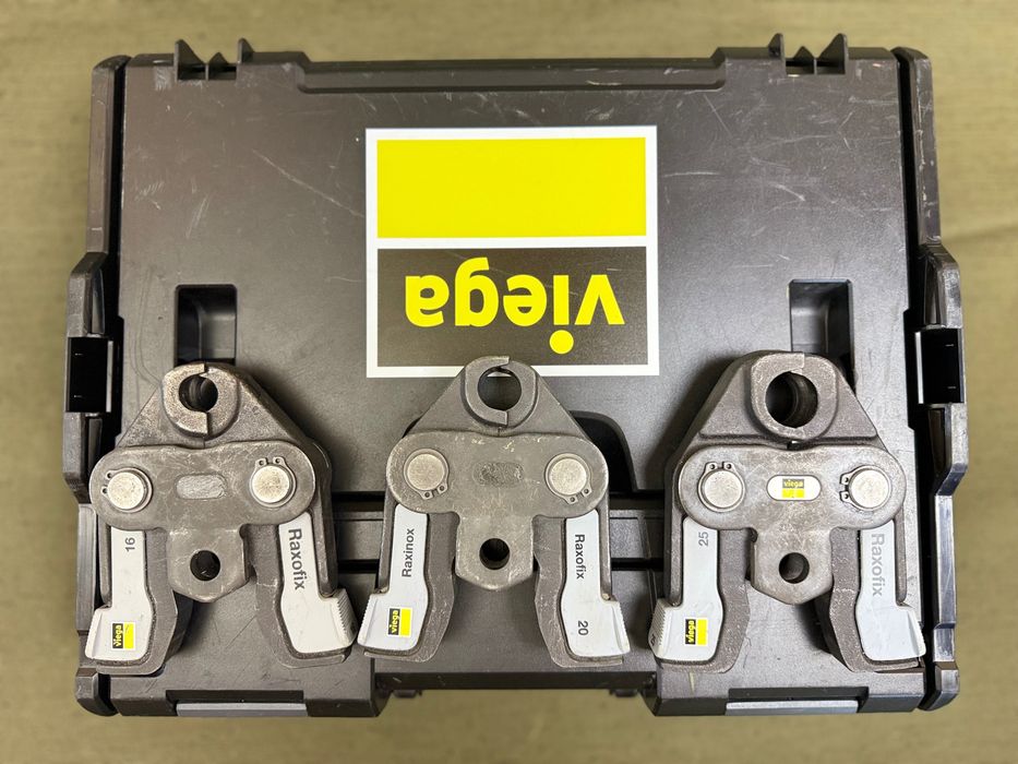 Viega Raxofix / Raxinox Оригинални пресови челюсти 16 / 20 / 25 mm + Sortimo куфар