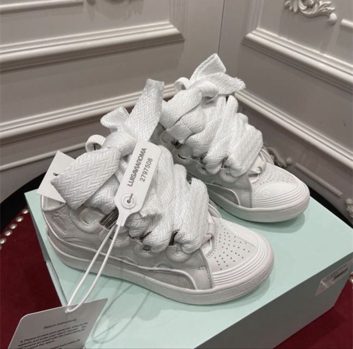 Adidasi Lanvin Withe Curb (Noi, Sigilati)