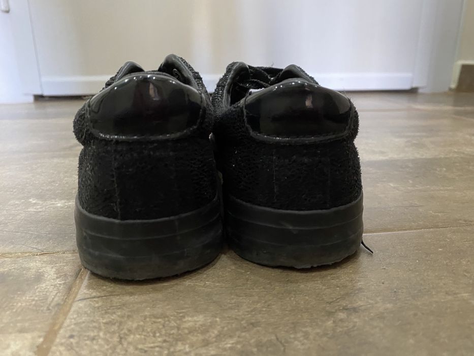 Ниски черни  кецове Mat Star