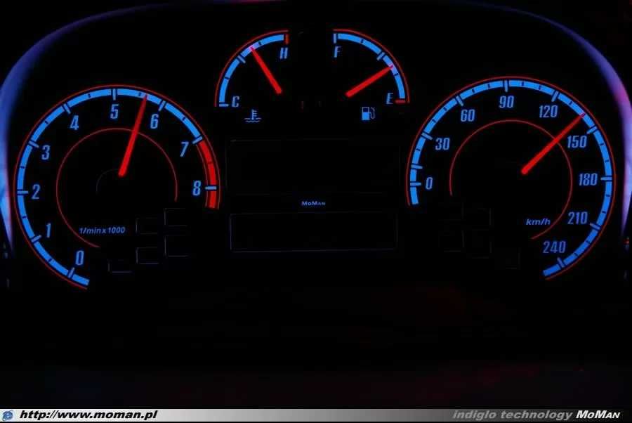 Тунинг Плазмени Циферблати FIAT PUNTO 2, Син Цвят, Различни модели