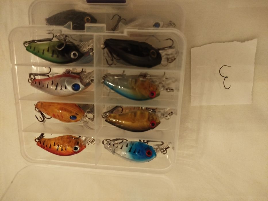 Fire textile pescuit,voblere, cutii, accesorii