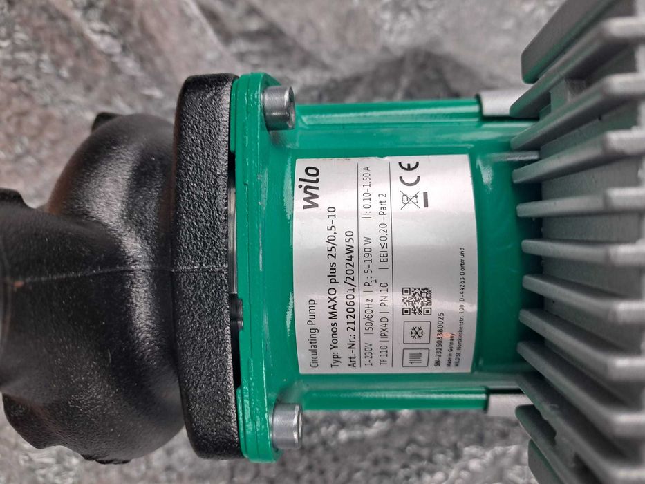 Pompa Recirculare Wilo Yonos MAXO Plus 25/0.5-10 – Profesională, Germania