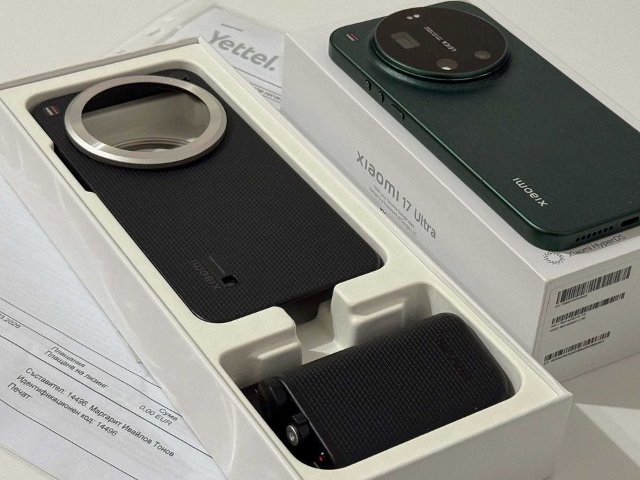 Бартер! 3г. Гаранция! Xiaomi 17 Ultra Starlit Green (Зелен) + Photography Kit Pro