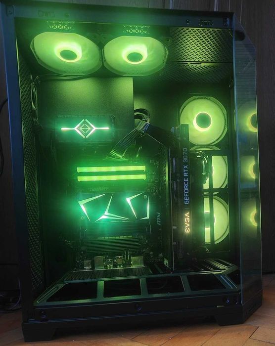 Геймърски компютър Ryzen 5 7500f, GeForce RTX 3070 , 16gb ddr5, 1tb nvme
