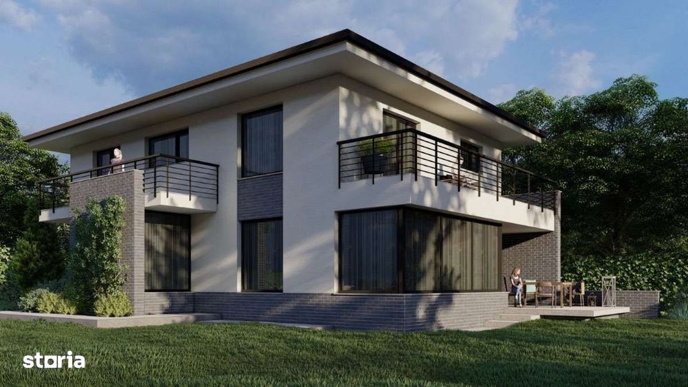 Vand CASA,VILA Noua P+1E 241,5Mp construit zona centrala BREAZA