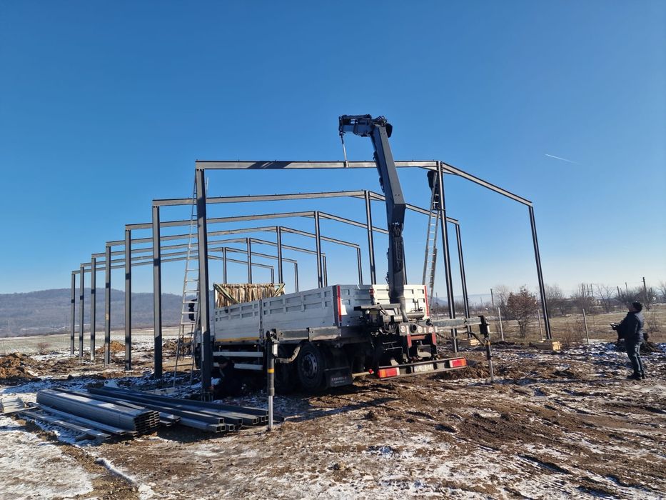 Vând hale metalice conform proiectului dvs lucrăm fără avans