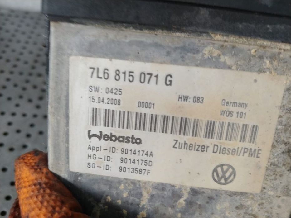 webasto sirocou vw touareg 7l  7l6815071g