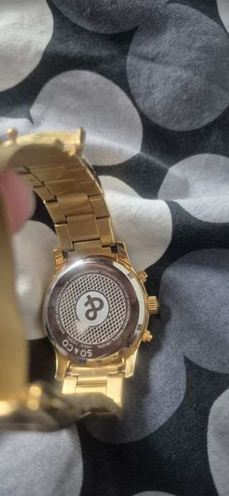 Ceas dama so co galben cu albastru