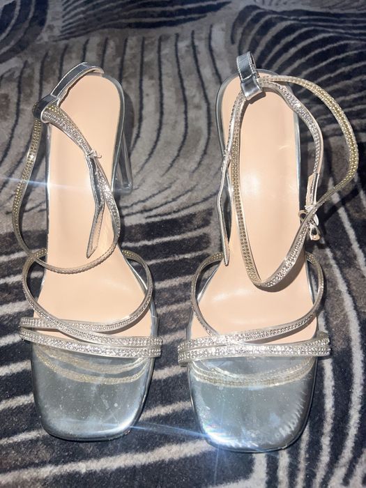 Дамски токчета блестящи