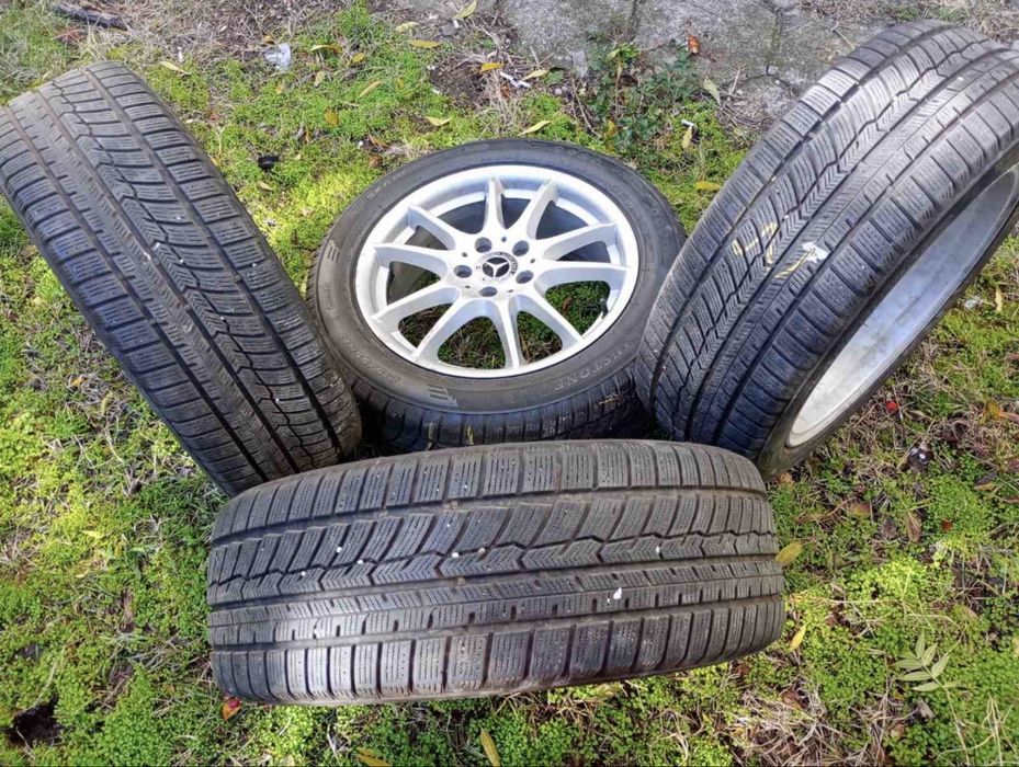 Зимни гуми с лети джанти за Mercedes 215/55/17