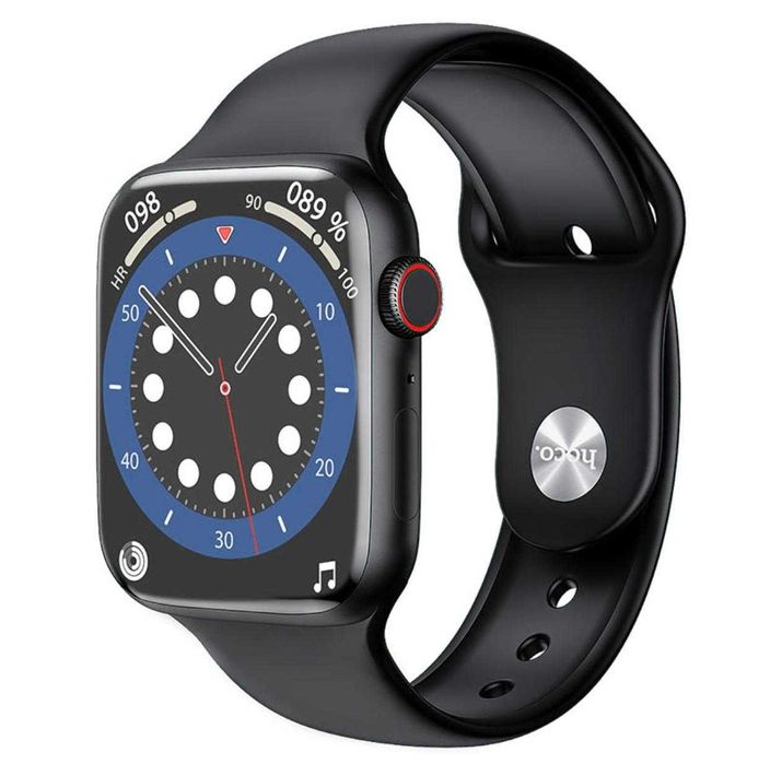Ceas SmartWatch Hoco (Y5 Pro) 1.85 TFT, Realtek 8762DT, Dual BT, Black