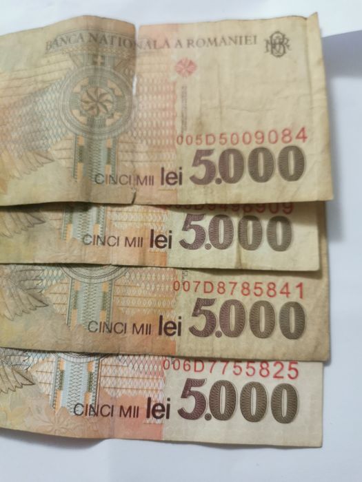 Bancnota 5000 lei 1998