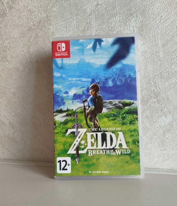 Zelda breath of the wild Зельда картридж на Nintendo switch
