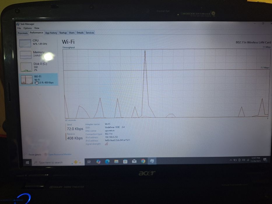 Laptop Acer Functional