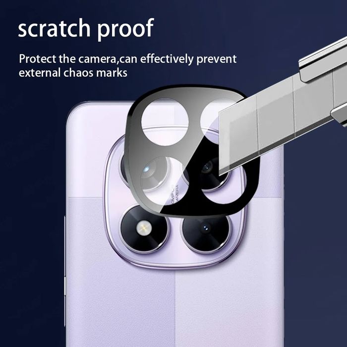 Xiaomi Redmi Note 15 Pro / Pro+ / 3D 9H Стъклен протектор за камера