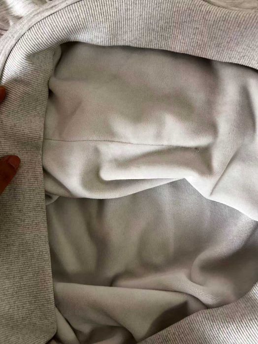 серая толстовка с начёсом