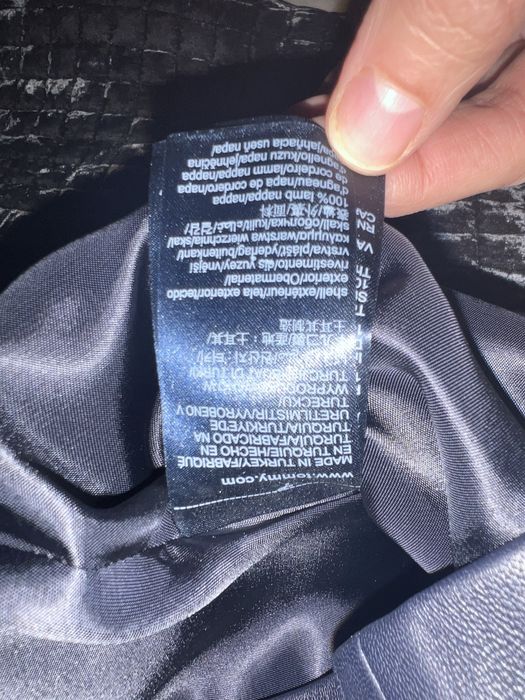 Fusta piele naturala, Tommy Hilfiger, noua cu eticheta mas S .