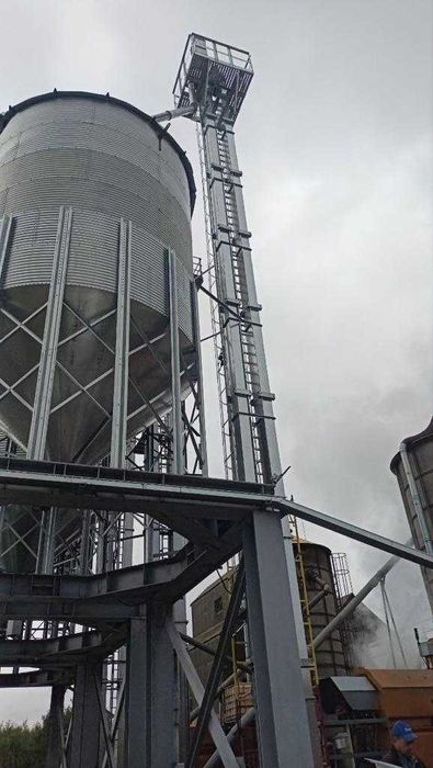 Ковшевая нория из оцинковки