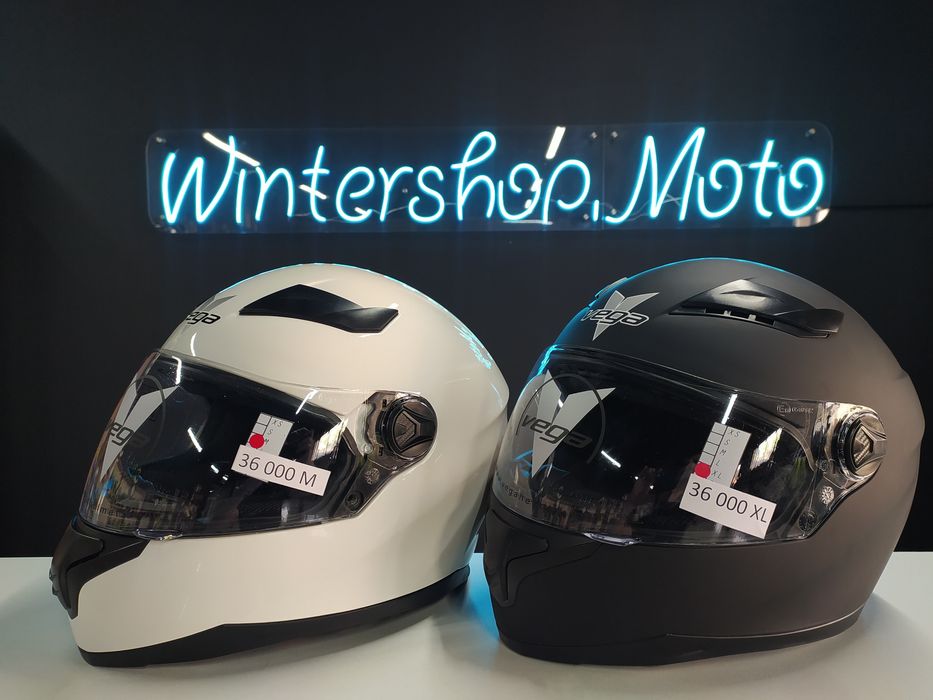 Новые, Качественные Защитные Мотошлемы "VEGA" Разные расцветки! Выбор!