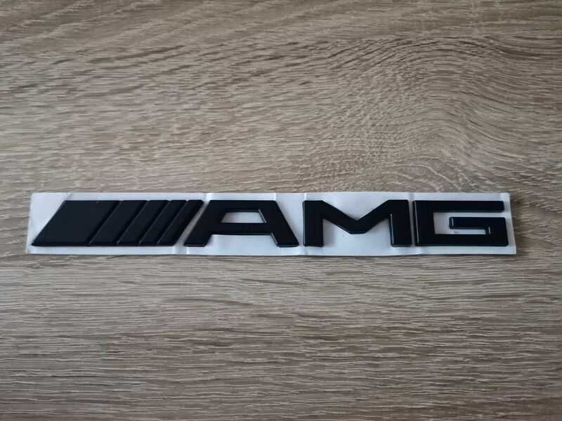 Mercedes Benz AMG черна емблема