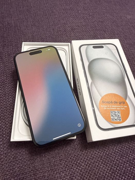 Iphone 15 128GB Nou 0 cicluri desigilat pentru proba