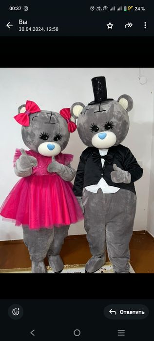 Продам ростовые куклы