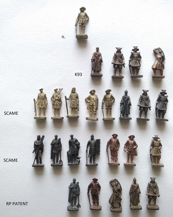 Метални войници и фигурки от шоколадови яйца Киндер, Ландрин и Балабан