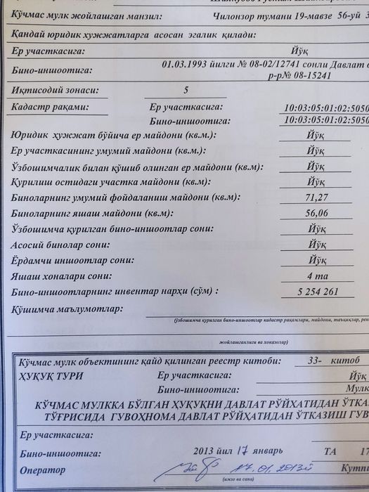 Чилонзор 19мавзе