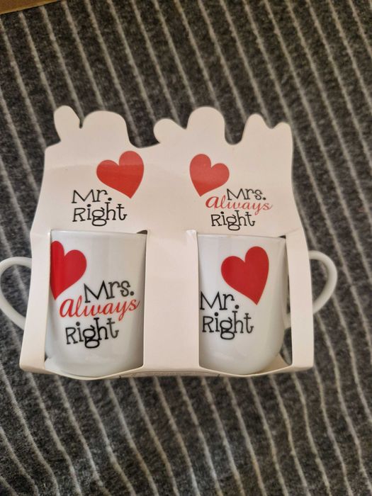 ПРОМОЦИЯ! Комплект чаши Г-н и Г-жа винаги прав/a