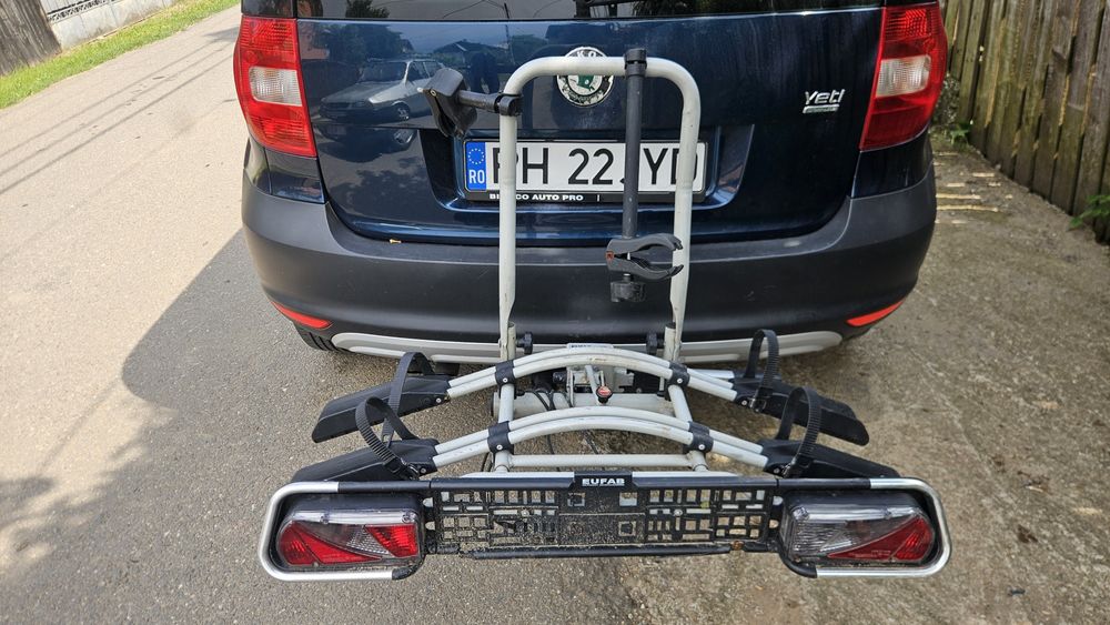 Suport 2   biciclete  pe carlig thule menabo atera mont blanc eufab