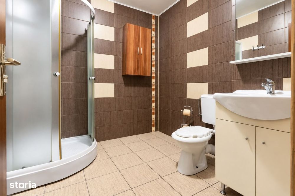 Apartament 3 camere pe doua niveluri, 2 bai, mobilat si utilat, Apahid