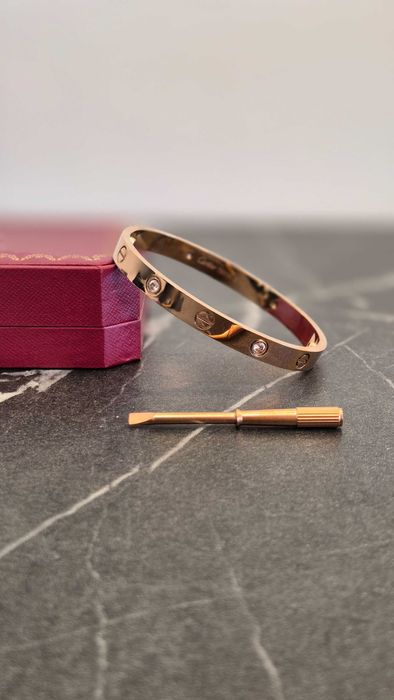 Bratara Cartier - Love Bracelet - Rose, Gold, Silver