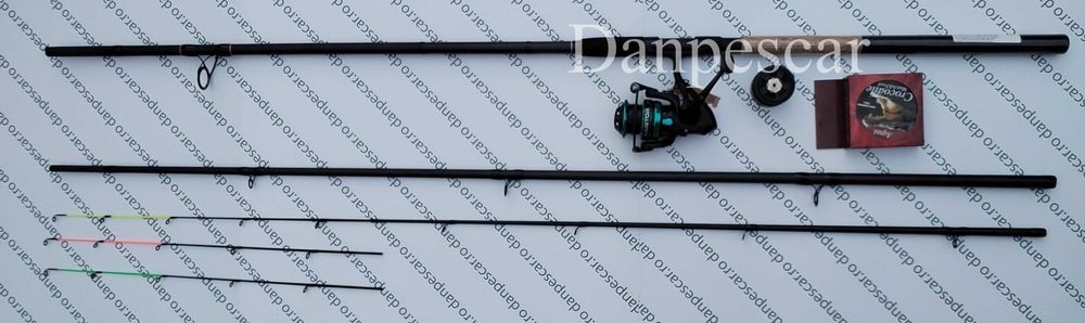 SET FEEDER Eastshark Lanseta SEEKER 3,90m A:180gr cu Mulineta NG4000