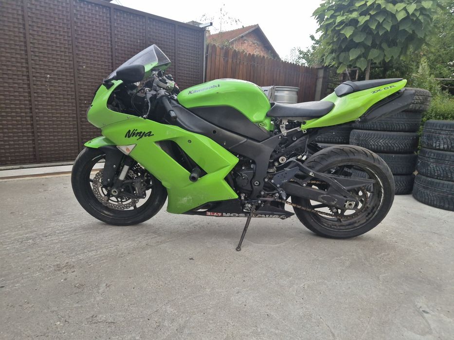 Kawasaki zx6r 2007 на части