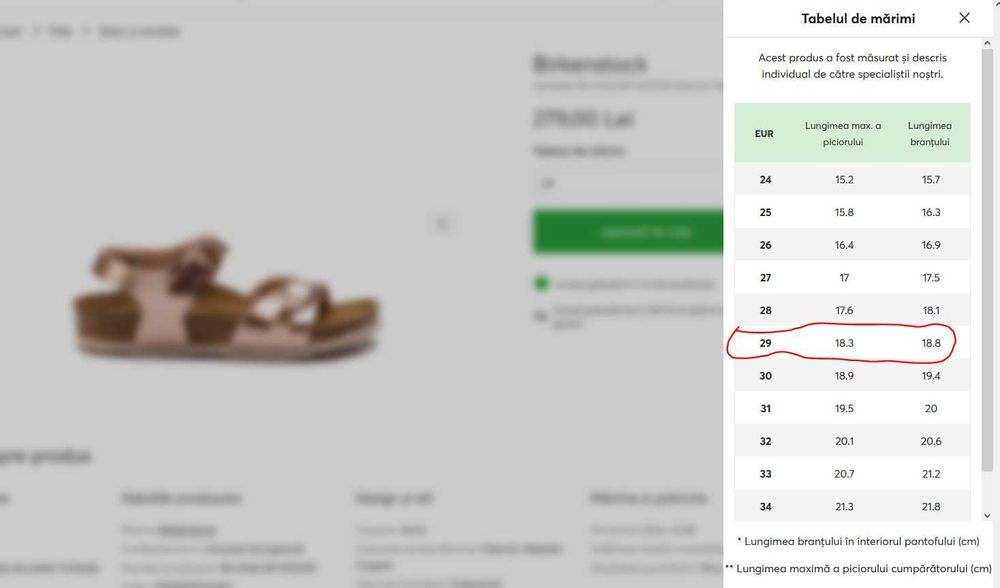 Sandale Birkenstock 29