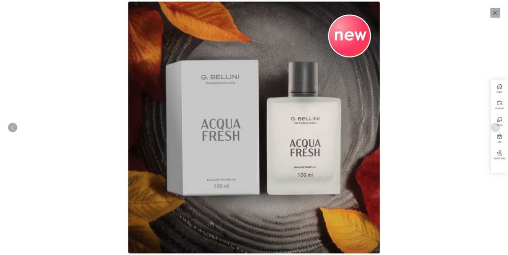 Parfum barbatesc fresh acvatic marin*Acqua Fresh, Barbati, 100 ml
