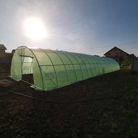 Парник Оранжерия 6х10 м 60кв, армиран РЕ 220 g/m2