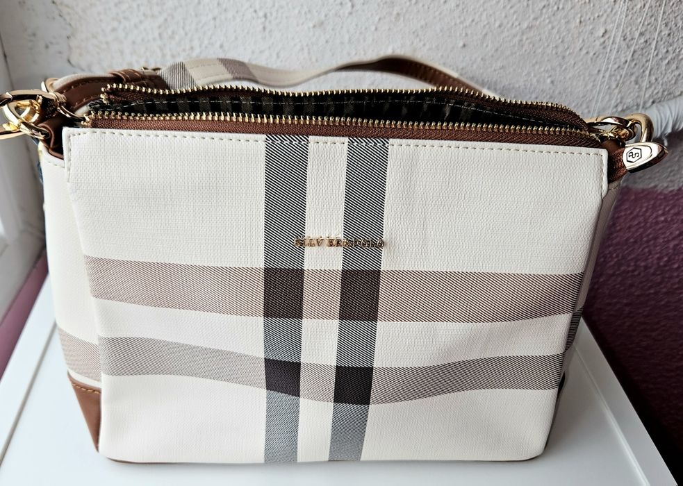 Дамска кожена чанта Silver&Polo.Нова.35лв.