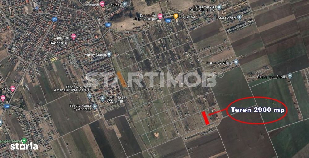 Teren intravilan Livada Sanpetru