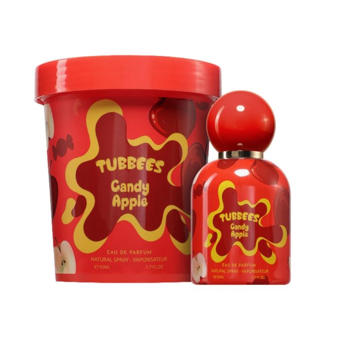 Детски парфюм Tubbees Candy Apple – Плодов гурме аромат със захарен памук, ябълка и ванилия - 50мл