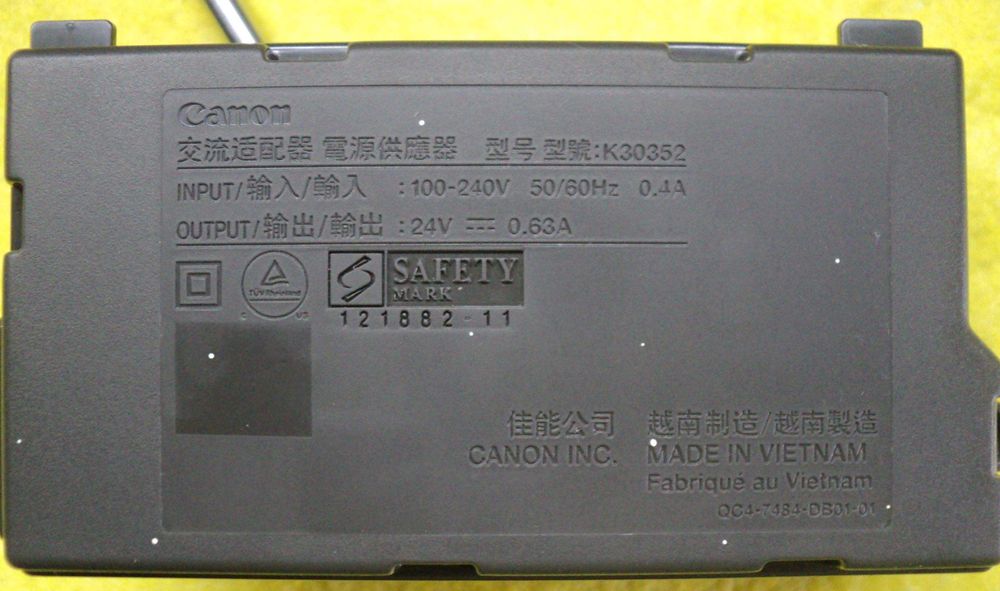 Sursa Imprimanta (Cartrige) Canon Originala 24V 0,64A