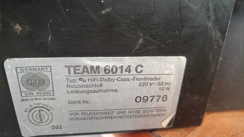 linie audio Snaider TEAM 101R Team 6014C, 3010P Functionabile