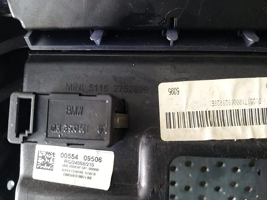 Panou comanda clima ac mini cooper r56 69817002e 51162752899 0055409506