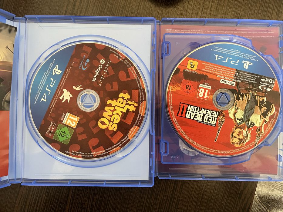 Диски пс 4 ps4 Red Dead Redemption 2, It takes two