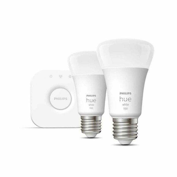Philips Hue White 2бр LED Крушки и Безжичен рутер Филипс Умен Дом