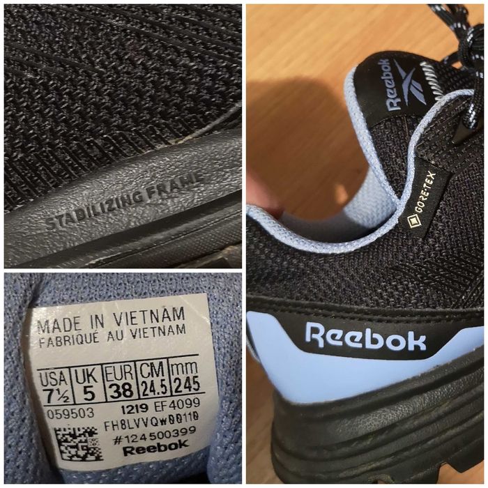 Reebok 38, Gore-Tex, impecabili