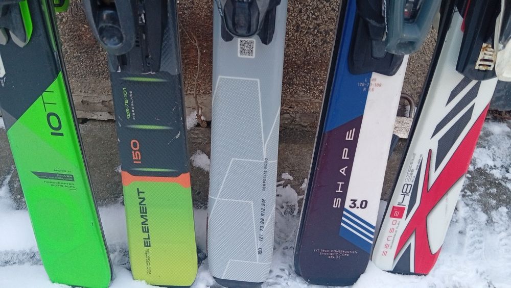 Ски с автомати 150 см. в топ състояние