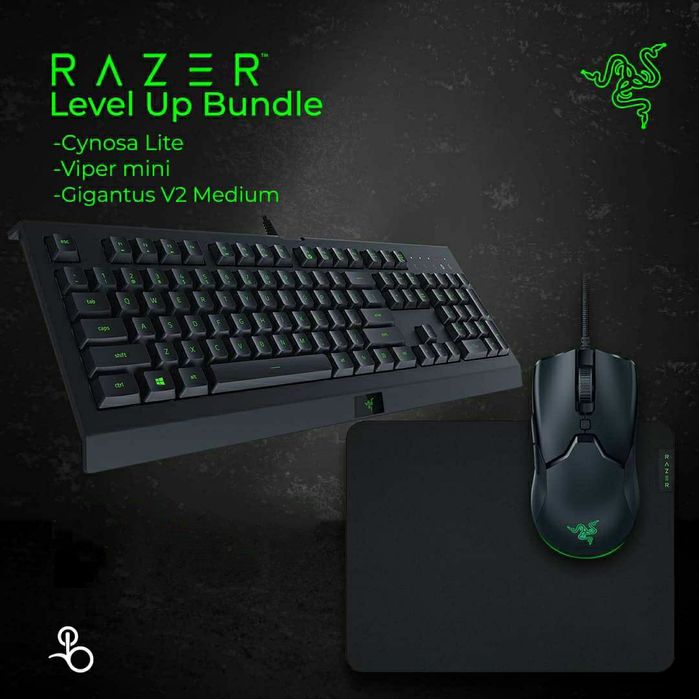 СКИДКА!(3в1)Набор Razer мышка Viper mini+клавиатура Cynosa Lite+коврик